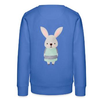 Hare spoon - Teens Organic Sweatshirt by Stanley/Stella - carolina blue - Back - AI Model Teenager Male dark (155cm)