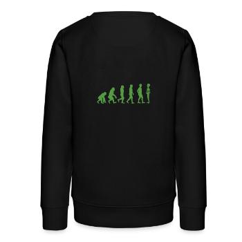Alien / Zone 51 / UFO: Evolution - Singe - homme - - Sweat ado bio Stanley/Stella - noir - Dos - AI Model Teenager Male light (155cm)