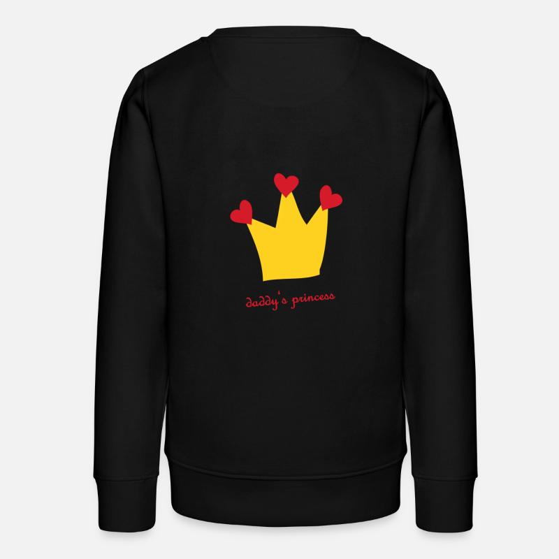 Princesse de papa - Sweat ado bio Stanley/Stella - noir