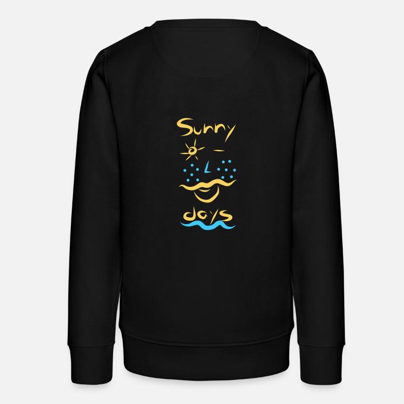 Sunny Days - Teens Organic Sweatshirt by Stanley/Stella - black