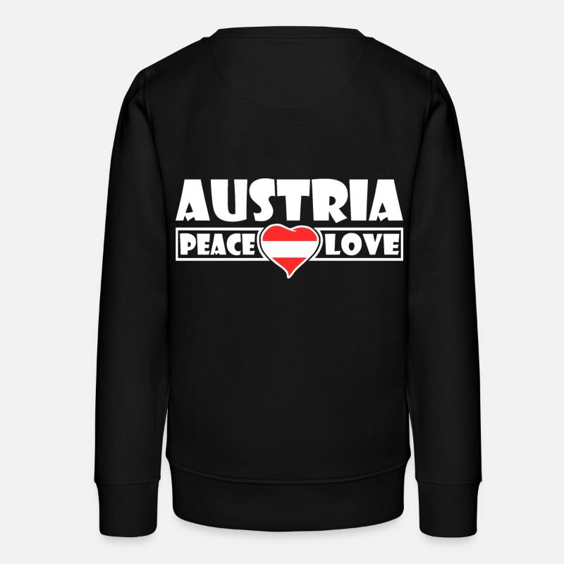 Autriche - Autriche - Sweat ado bio Stanley/Stella - noir