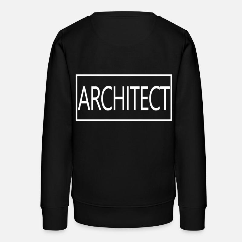 Architecte Fier étudiant architecte diplômé - Sweat ado bio Stanley/Stella - noir