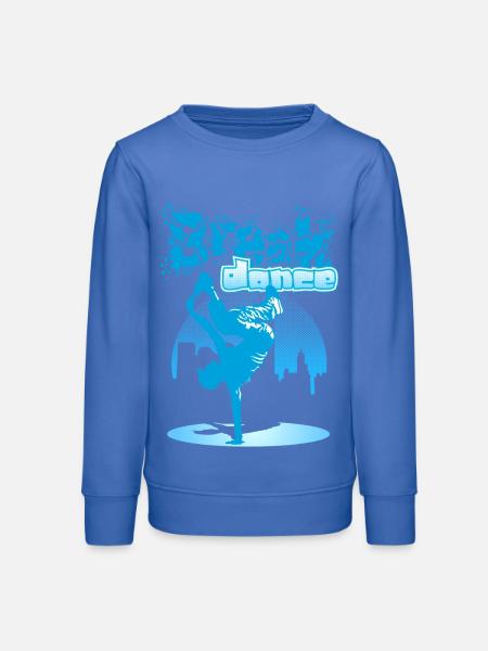 City breakdance - Teenager Organic Sweatshirt Mini Changer von Stanley/Stella - carolina Blue