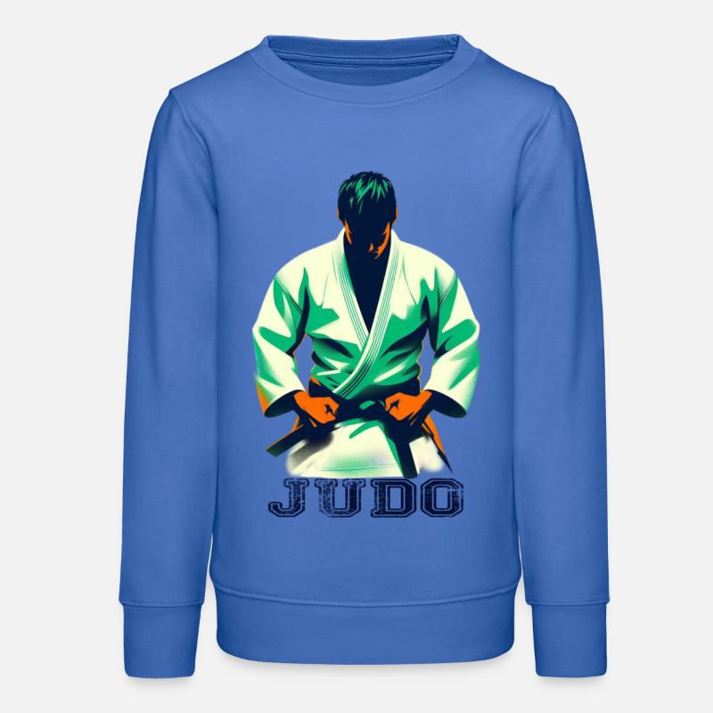 Judo - Sweat ado bio Stanley/Stella - carolina blue
