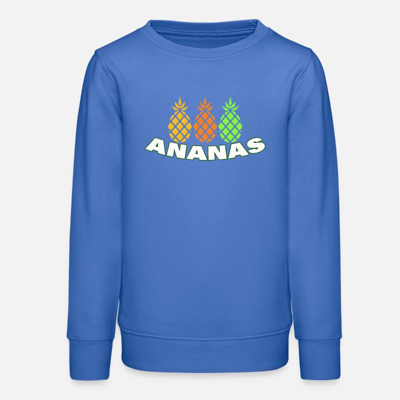 Ananas - Sweat ado bio Stanley/Stella - carolina blue