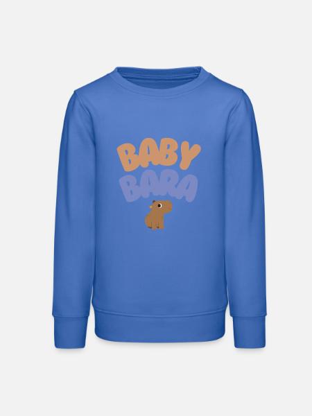 Baby Bara Capybara - Teenager Organic Sweatshirt Mini Changer von Stanley/Stella - carolina Blue