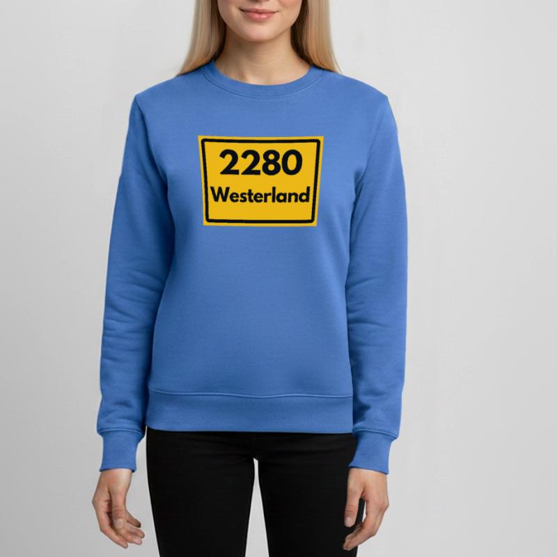 OLD POSTCODE POSTCODE RETRO 2280 WESTERLAND – SYLT Teens Organic Sweatshirt by Stanley/Stella