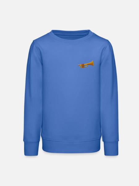 Trompete - Teenager Organic Sweatshirt Mini Changer von Stanley/Stella - carolina Blue