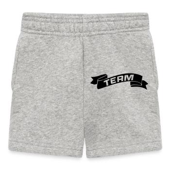 Team - Baby Shorts - heather grey - Front