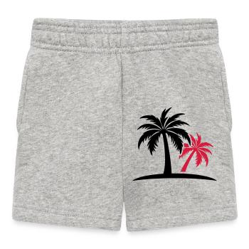 Île Palm - Short Bébé - gris chiné - Devant