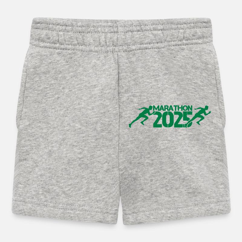 Marathon 2025 - Baby Shorts - heather grey