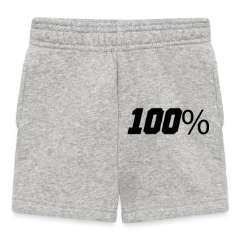 100 - Short Bébé - gris chiné - Devant