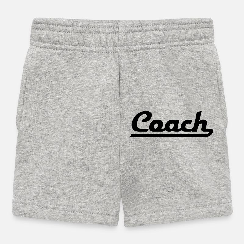 COACH - Short Bébé - gris chiné