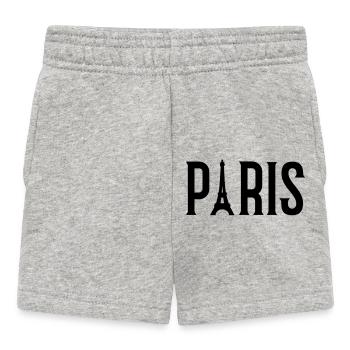 Paris - Short Bébé - gris chiné - Devant