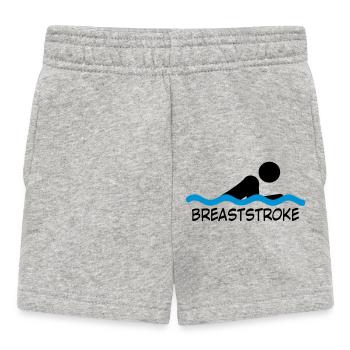 schwimmen - Baby Shorts - Grau meliert - Vorne