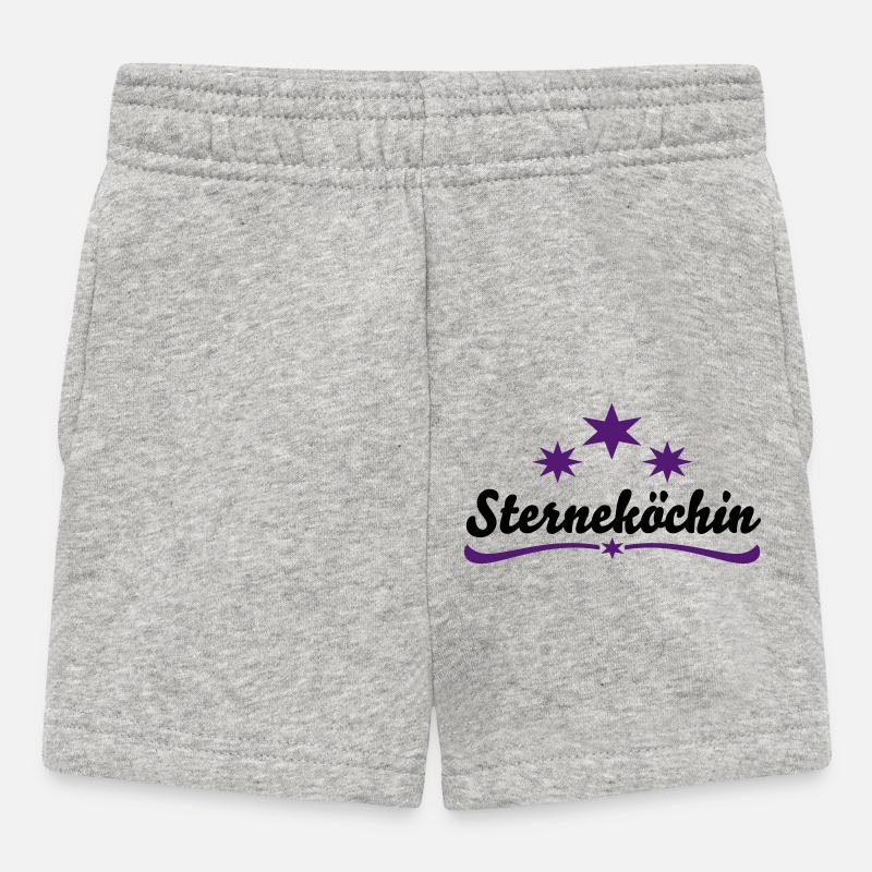 Kochen - Baby Shorts - Grau meliert