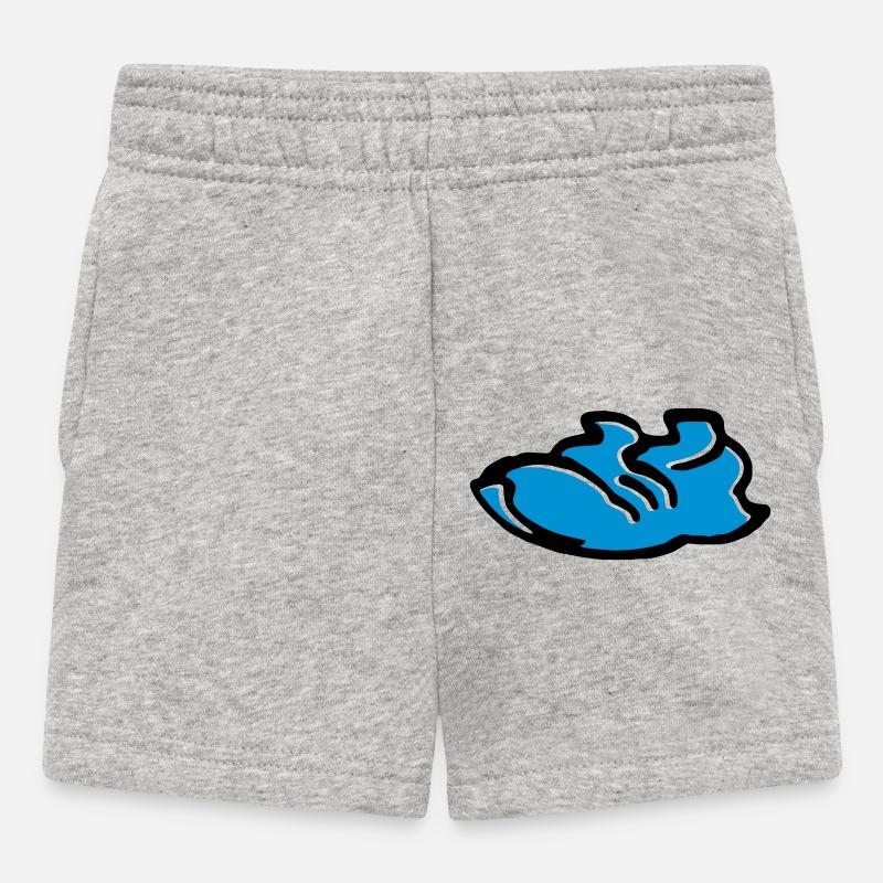 Basket - Short Bébé - gris chiné
