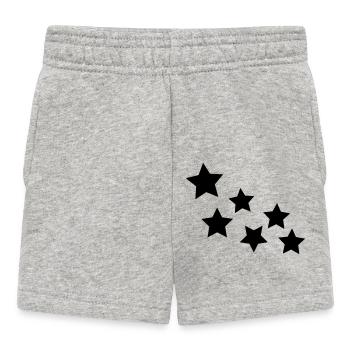 star - Baby Shorts - heather grey - Front