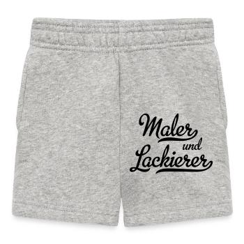Maler und Lackierer - Baby Shorts - Grau meliert - Vorne