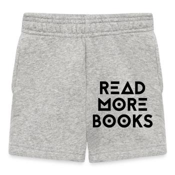 LIRE PLUS DE LIVRES - Short Bébé - gris chiné - Devant