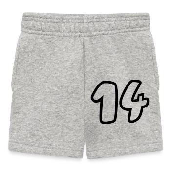 14 - Baby Shorts - Grau meliert - Vorne