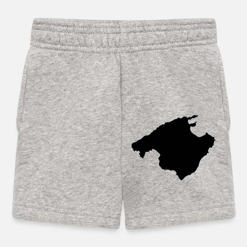 Majorca - Baby Shorts - heather grey