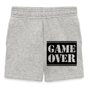 Game over - Baby Shorts - heather grey - Front