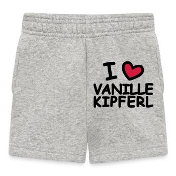 J’adore les croissants à la vanille - Short Bébé - gris chiné - Devant
