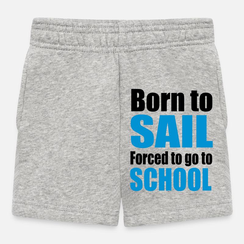 voile - Short Bébé - gris chiné