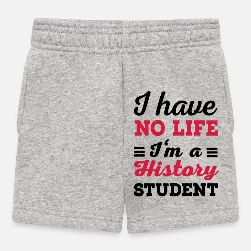 Geschichte - Baby Shorts - Grau meliert