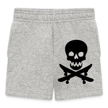 Skateboard - Baby Shorts - Grau meliert - Vorne