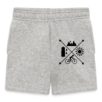 Cycling - Baby Shorts - heather grey - Front