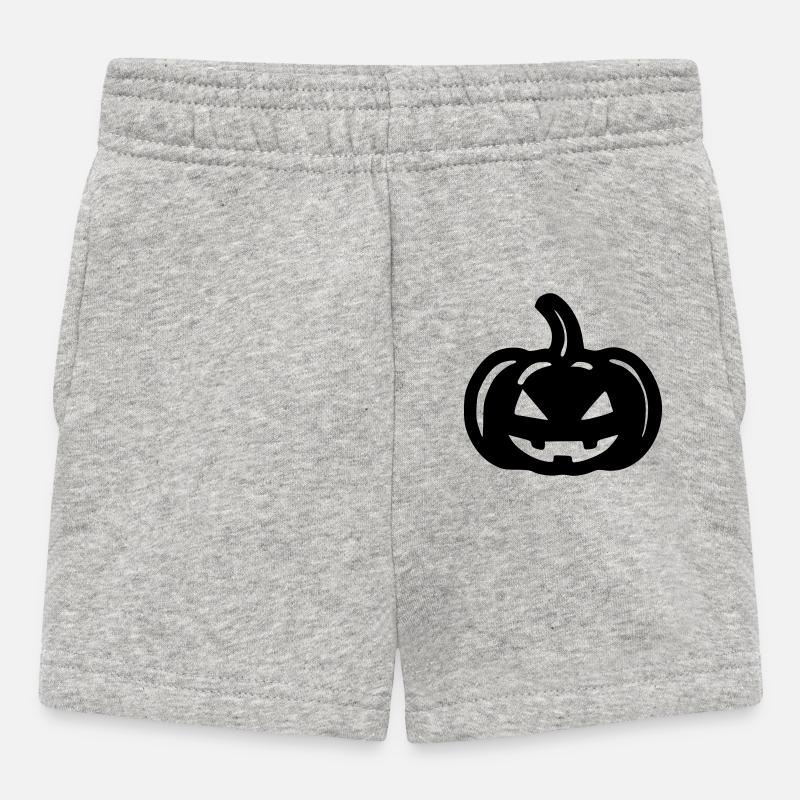 Citrouille - Short Bébé - gris chiné