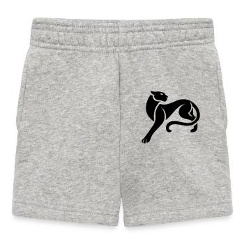 panther - Baby Shorts - Grau meliert - Vorne