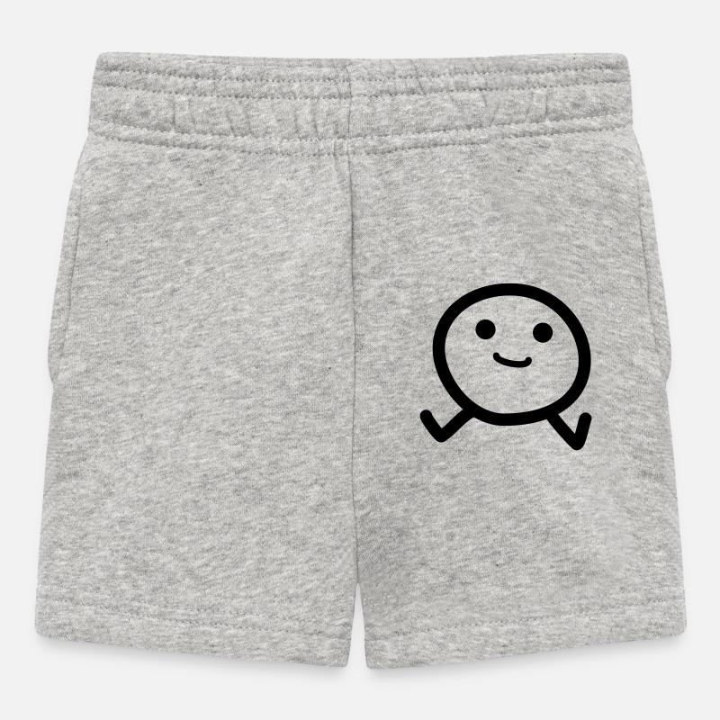 Bonhomme - Short Bébé - gris chiné
