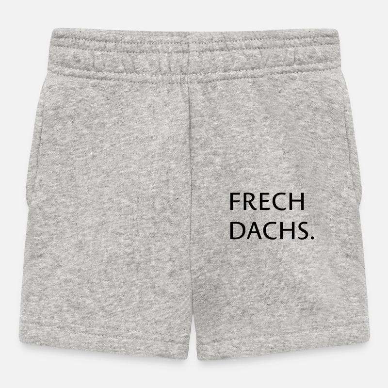Frechdachs - Baby Shorts - Grau meliert