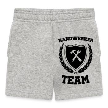 Craftsman Team - Baby Shorts - heather grey - Front