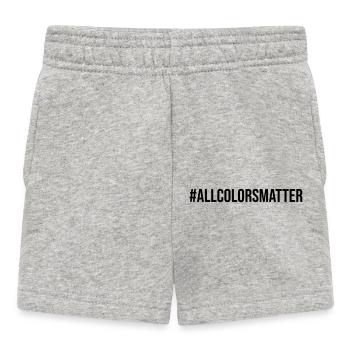 Black Lives Matter All Colors Matter - Baby Shorts - Grau meliert - Vorne