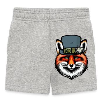 Tiroler Fuchs Österreich Füchse Schweiz Alpen - Baby Shorts - Grau meliert - Vorne