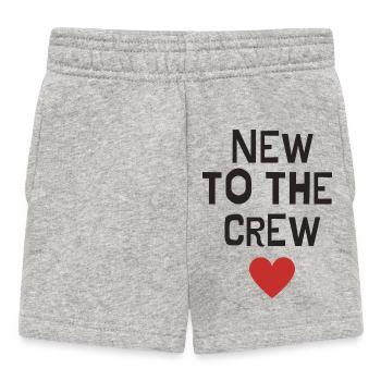 Nouveau dans l’équipage - Short Bébé - gris chiné - Devant