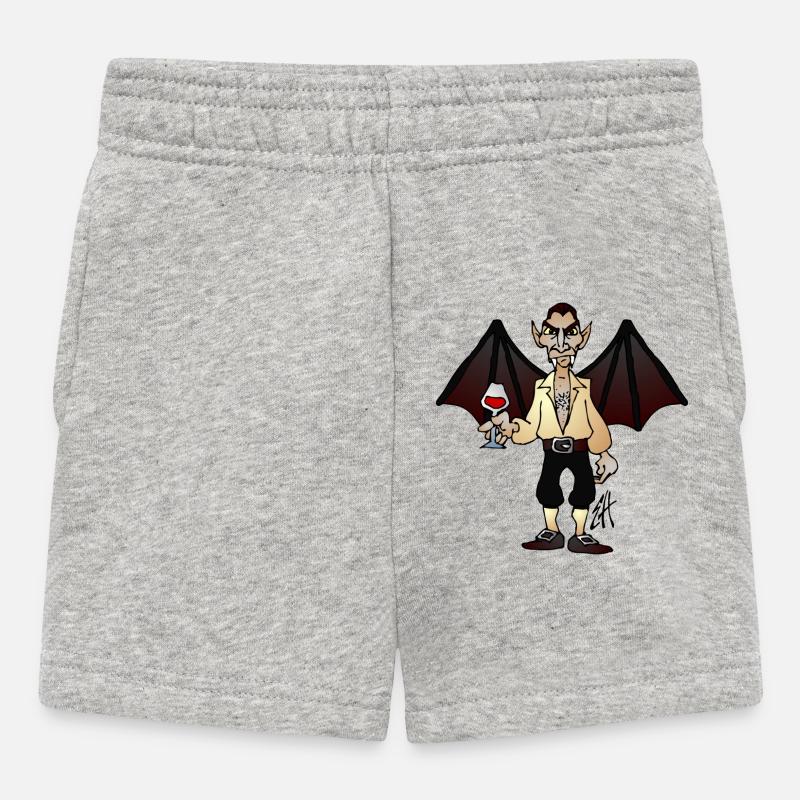 Vampir - Baby Shorts - Grau meliert
