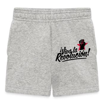 revolution fist - Short Bébé - gris chiné - Devant