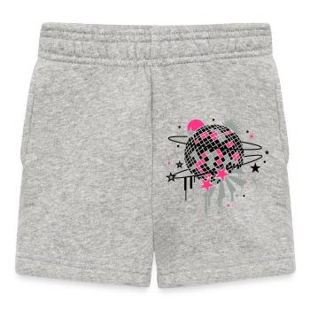 Disco Kugel - Baby Shorts - Grau meliert - Vorne