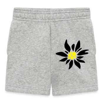 Edelweiss - Baby Shorts - Grau meliert - Vorne