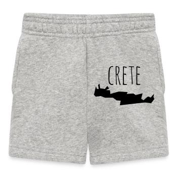 crete - Short Bébé - gris chiné - Devant