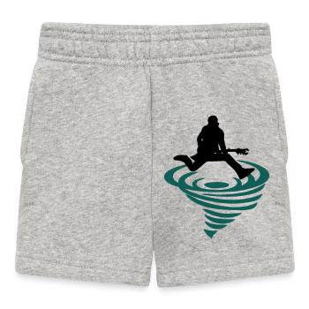 Rocker emblem - Baby Shorts - heather grey - Front