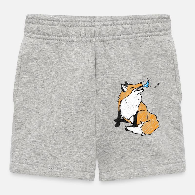 Rots - Short Bébé - gris chiné