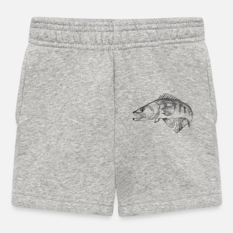 Zander - Baby Shorts - Grau meliert