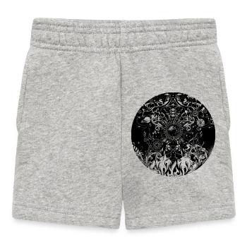 four elements - Baby Shorts - heather grey - Front