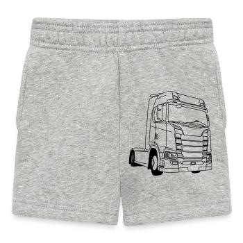 LKW Truck - Short Bébé - gris chiné - Devant